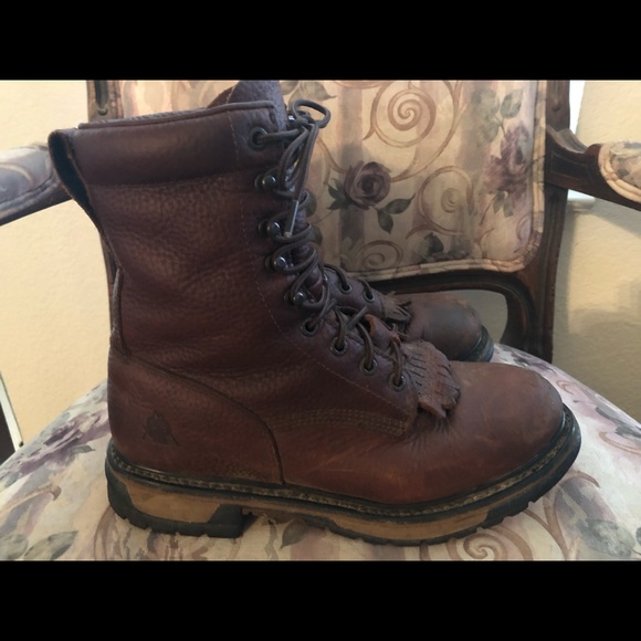Woman’s Rocky Packer Boots SZ 9 1/2 - Picture 3 of 6
